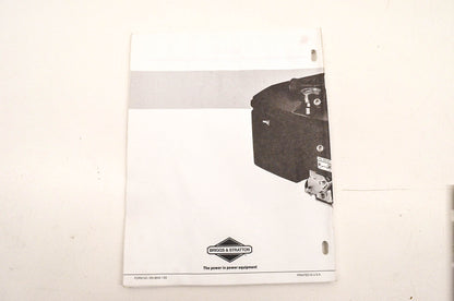 OEM Briggs & Stratton MS-9640 Service Manual