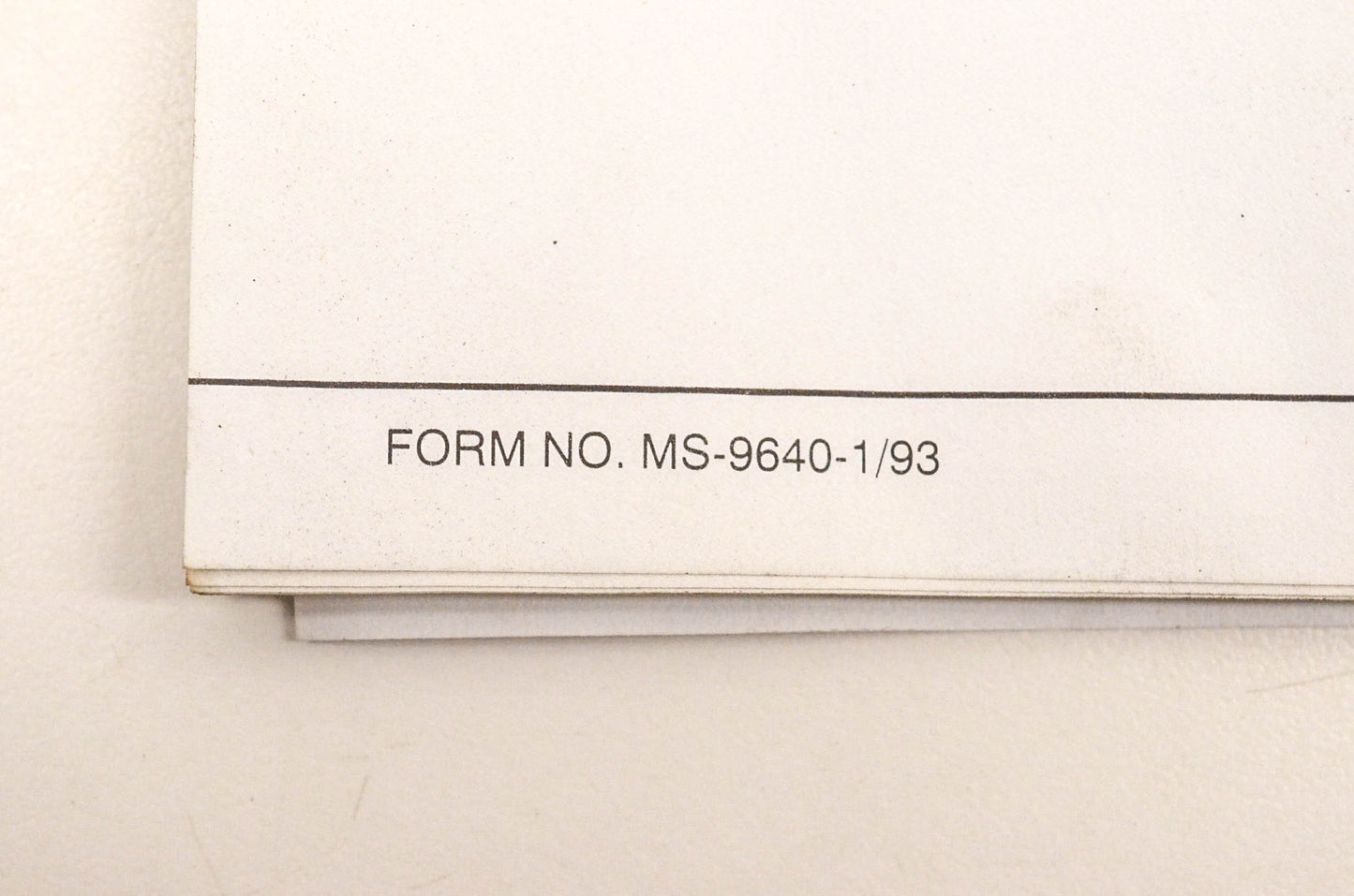 OEM Briggs & Stratton MS-9640 Service Manual