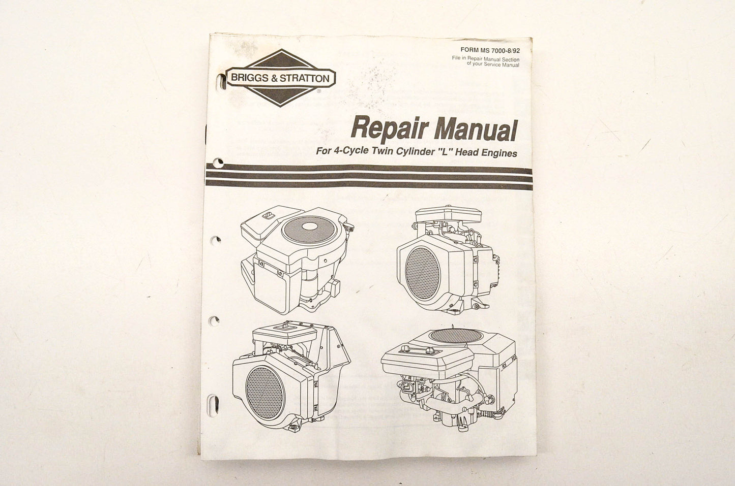 OEM Briggs & Stratton MS-7000 Service Manual