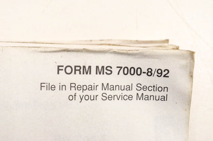 OEM Briggs & Stratton MS-7000 Service Manual