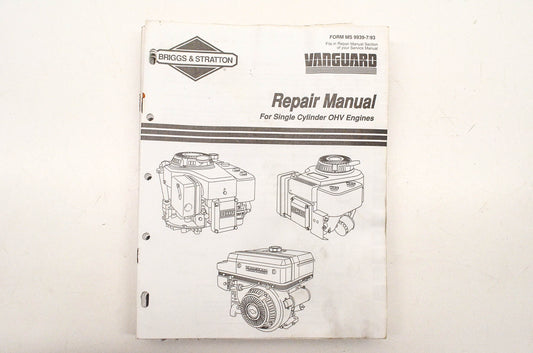 OEM Briggs & Stratton MS-9939 Service Manual