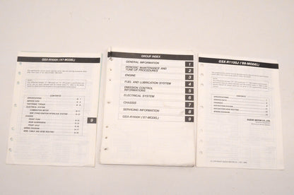 OEM Suzuki 99500-39061-03E Service Manual