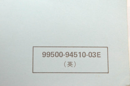 OEM Suzuki 99500-94510-03E Service Manual