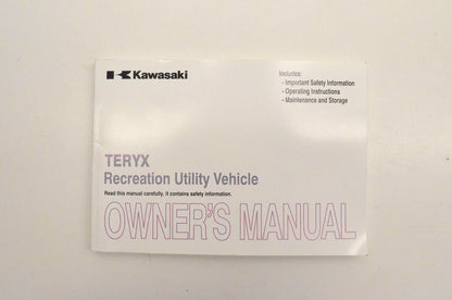 New OEM Kawasaki 99987-1773 Owner's Manual NOS