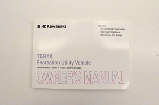 New OEM Kawasaki 99987-1773 Owner's Manual NOS