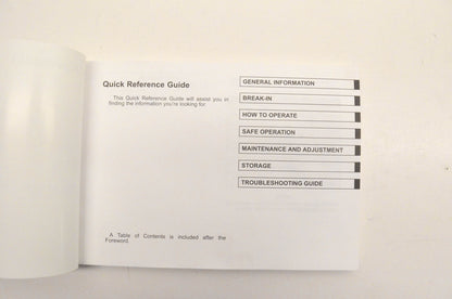 New OEM Kawasaki 99987-1773 Owner's Manual NOS