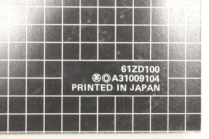 OEM Honda 61ZD100 Shop Manual