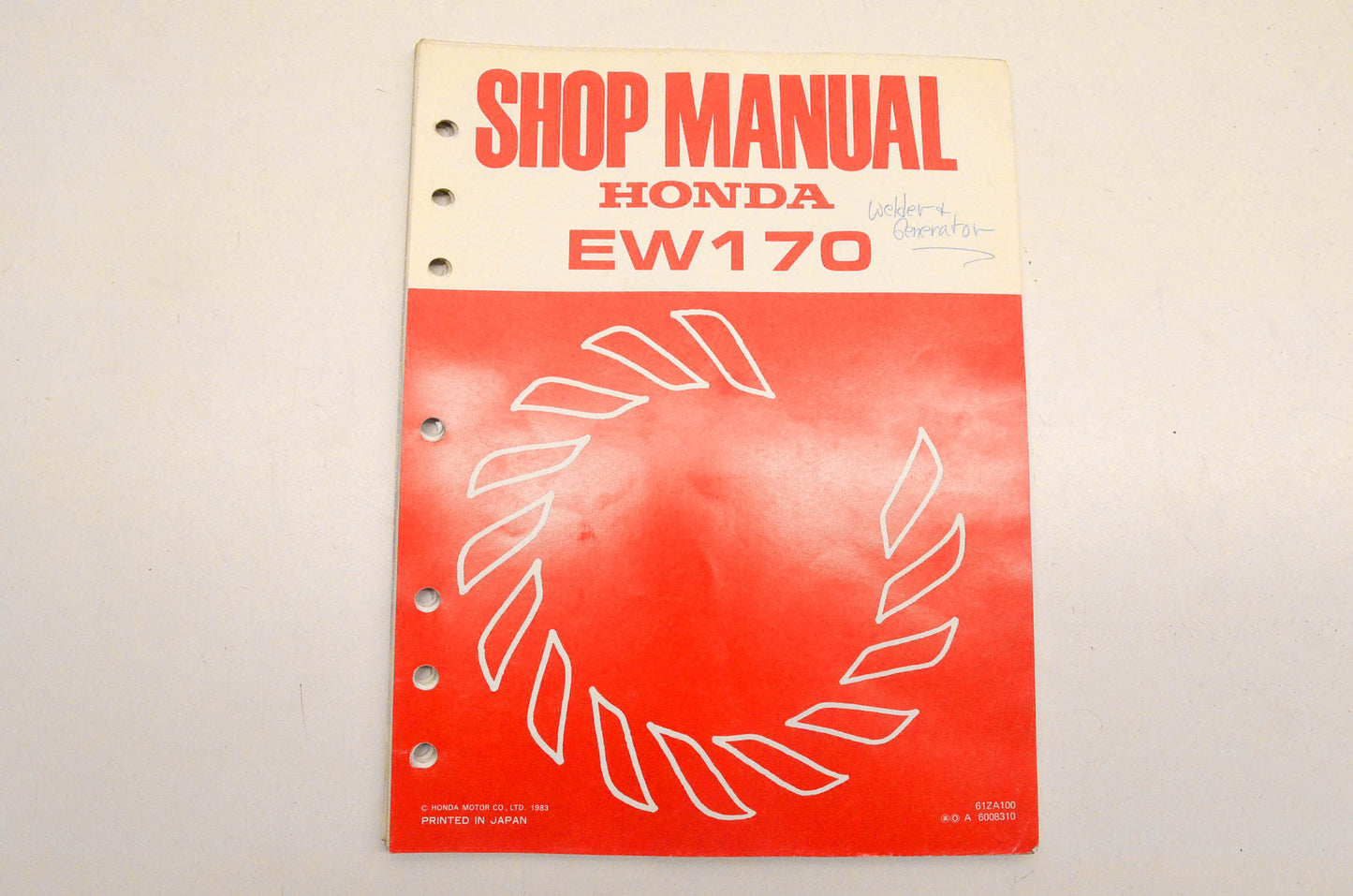 OEM Honda 61ZA100 Shop Manual