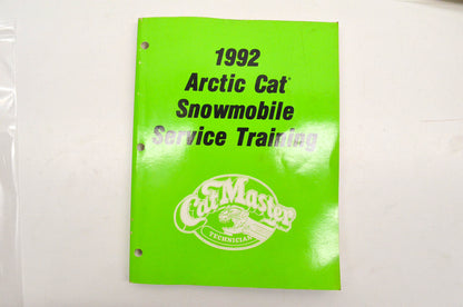 OEM Arctic Cat 2254-758 Snowmobile Service Training Manual 1992