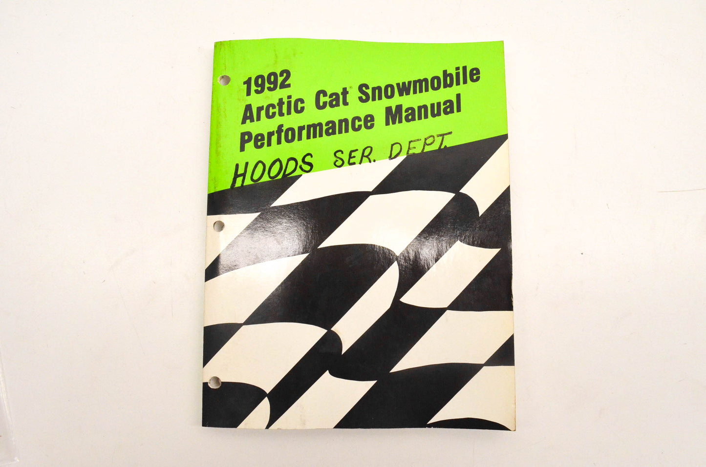 OEM Arctic Cat 2254-762 Snowmobile Performance Manual 1992