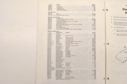 OEM Arctic Cat Snowmobile Accessories and Options Installation Instructions Binder