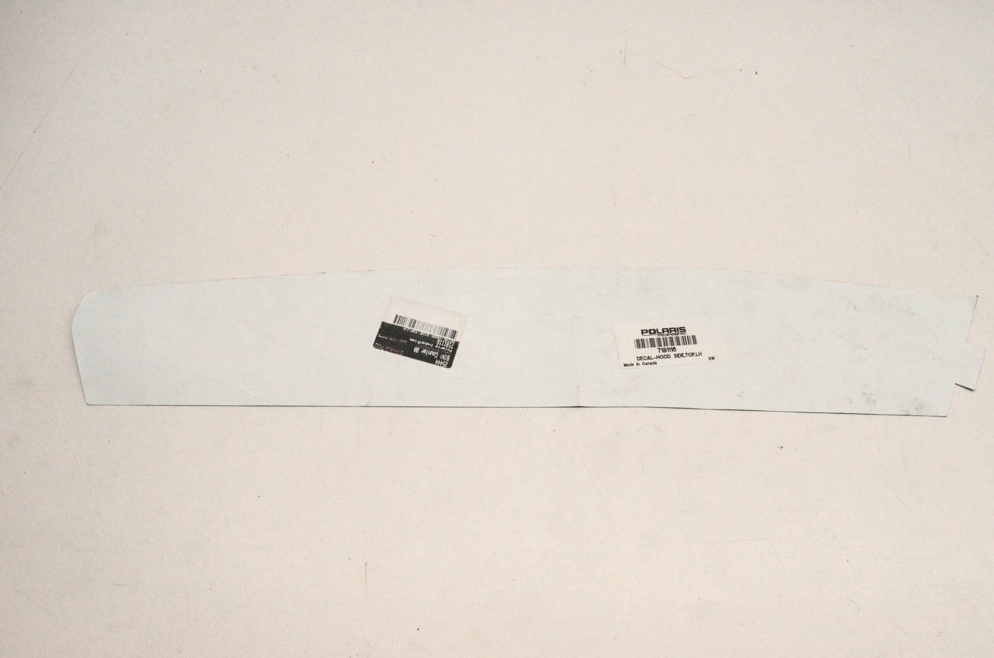 New OEM Polaris 7181116 Hood Side Top Left Sticker NOS