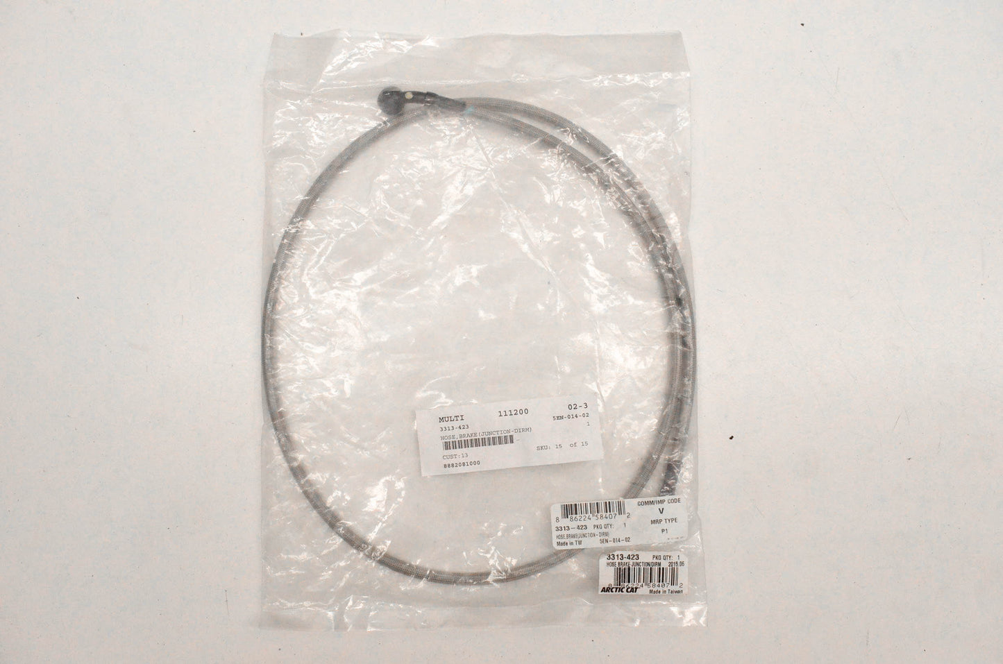 New OEM Arctic Cat 3313-423 Brake Junction Hose NOS