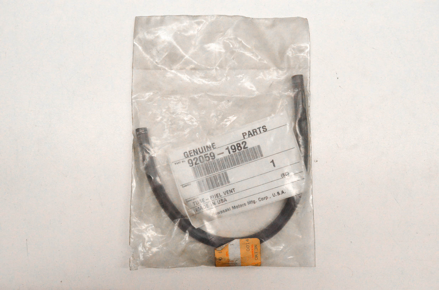 New OEM Kawasaki 92059-1982 Fuel Vent Tube NOS