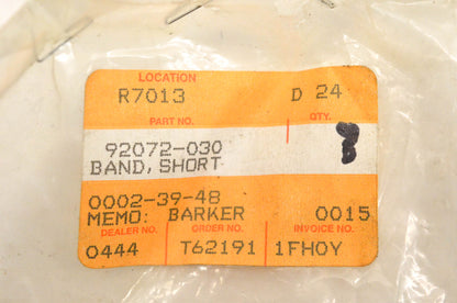 New OEM Kawasaki 92072-030 Short Band NOS