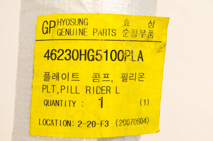 Hyosung 46230HG5100PLA Rear Fender Trim Left NOS