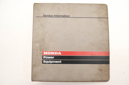 OEM Honda TO949 3" Service Information 7 Ring Binder Grey
