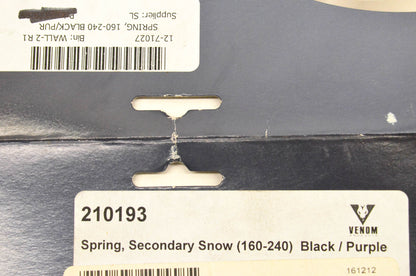 Venom 210193, 12-71027 Secondary Spring NOS