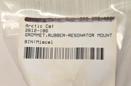 New OEM Arctic Cat 2612-186 Resonator Mount Rubber Grommet NOS