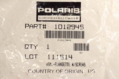 New OEM Polaris 1012945 Flangette With Screws Assembly NOS