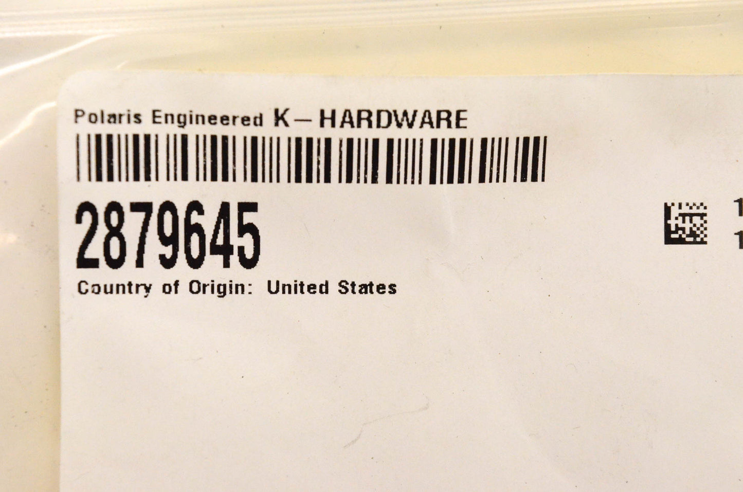 New OEM Polaris 2879645 Hardware Kit NOS