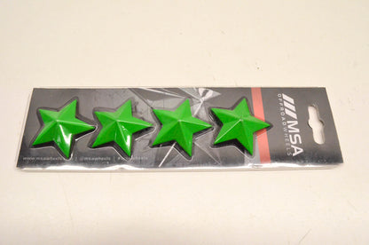 MSA Wheels Cap Stars Green NOS