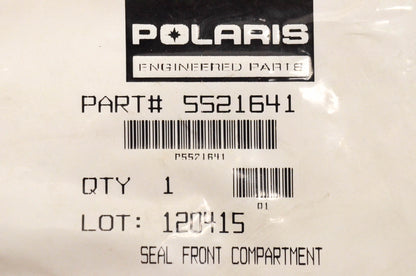 New OEM Polaris 5521641 Front Compartment Seal NOS