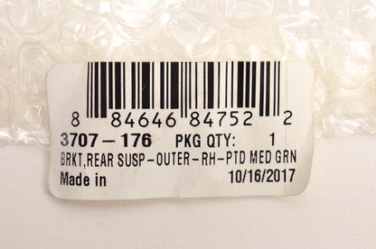New OEM Arctic Cat 3707-176 Rear Outer Suspension Bracket Right Green NOS