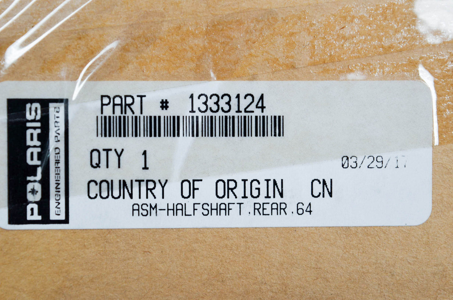 New OEM Polaris 1333124 Half Shaft Rear 64 NOS