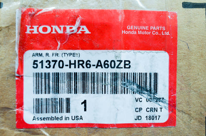 OEM Honda 51370-HR6-A60ZB A Arm Upper Front Right