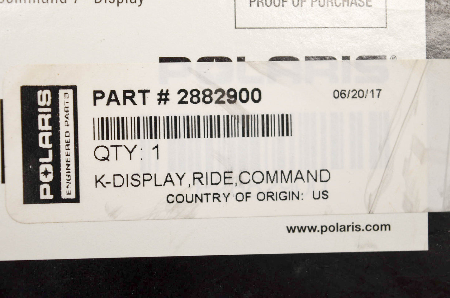 New OEM Polaris 2882900 Ride Command 7' Display NOS