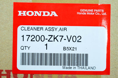 New OEM Honda 17200-ZK7-V02 Air Cleaner Assembly NOS