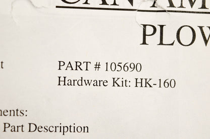 KFI 105690 Plow Mount Bracket Kit NOS