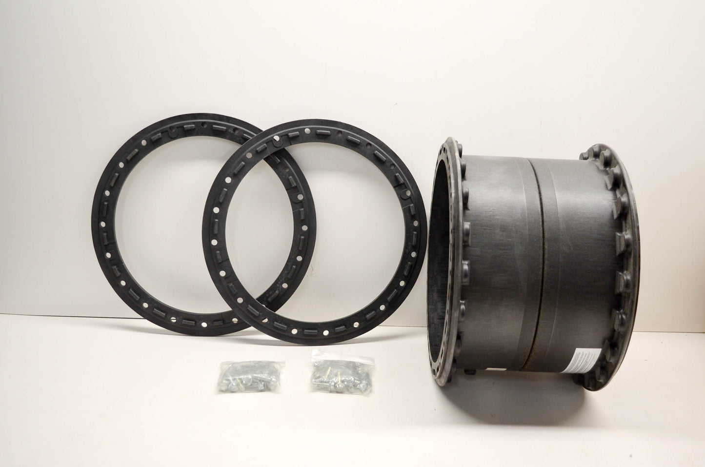 Hiper Wheel 1410-KBK03-55-DBL-BK, 543446 14x10 DBL SW14 5+5 4/136 NOS