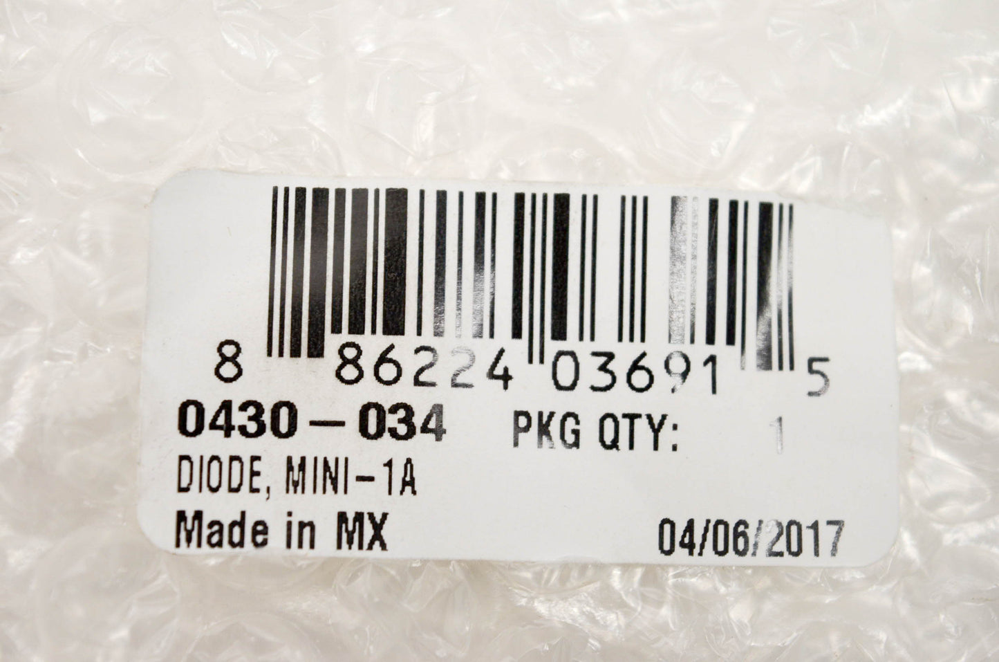 New OEM Arctic Cat 0430-034 Diode Mini 1A NOS