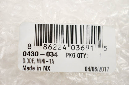 New OEM Arctic Cat 0430-034 Diode Mini 1A NOS