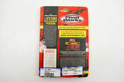 Pivot Works PWRWK-HQ01-001, 52-0531, 3M607A Rear Wheel Bearing Kit NOS