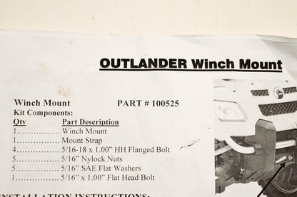 KFI 100525 Winch Mounting Kit NOS