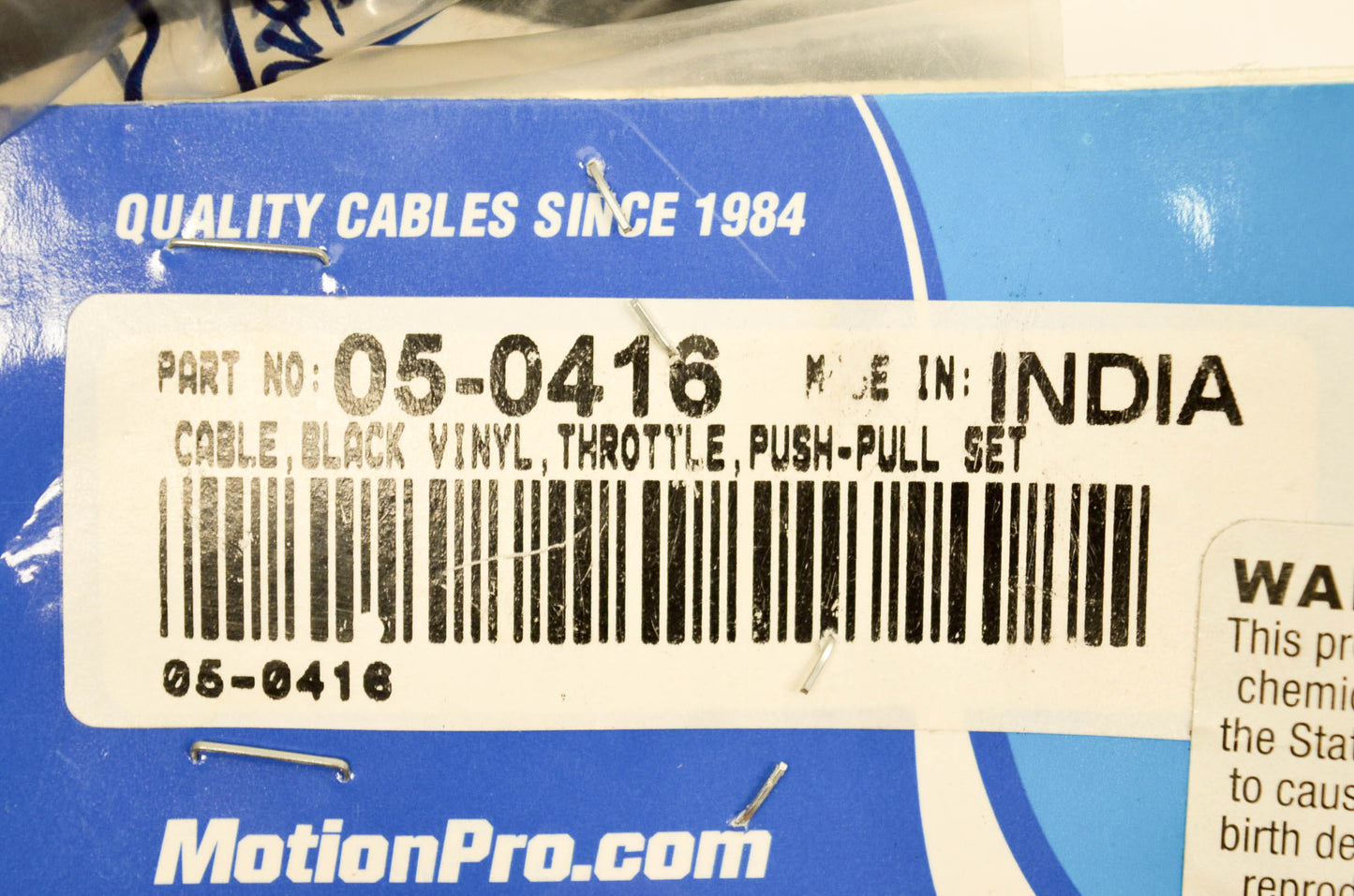 Motion Pro 05-0416, 70-5416 Throttle Cable NOS