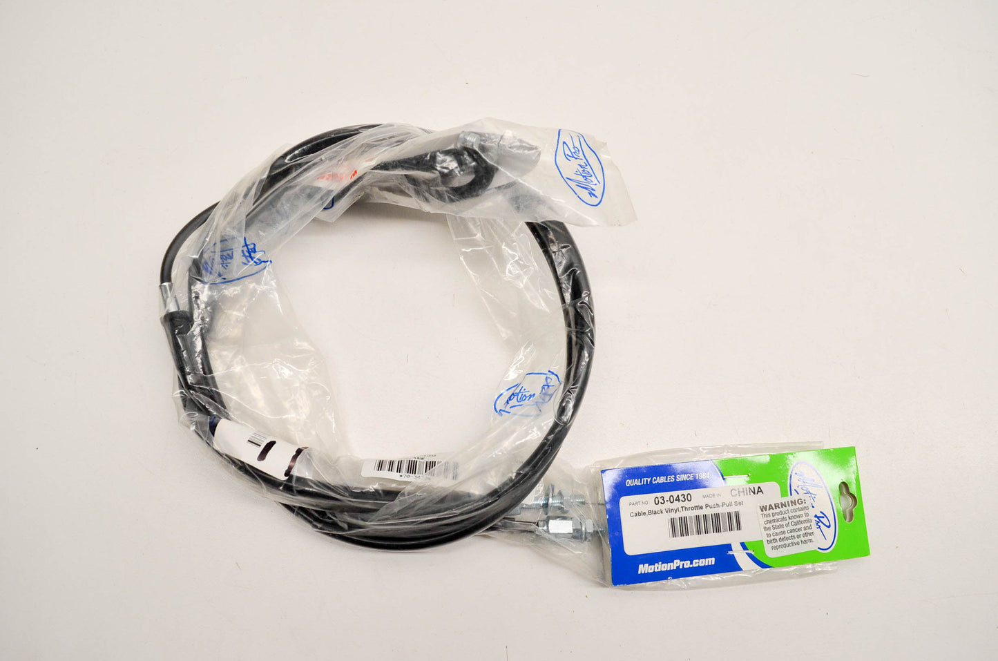 Motion Pro 03-0430, 70-3430 Cable Black Vinyl Throttle Push Pull NOS