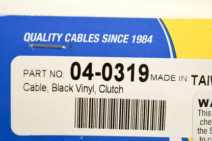 Motion Pro 04-0319, 70-4319 Cable Black Vinyl Clutch NOS