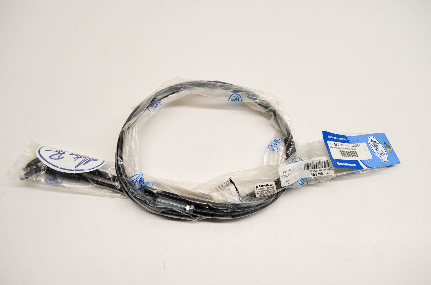 Motion Pro 05-0286, 70-5286 Cable Black Vinyl Throttle Push-Pull NOS