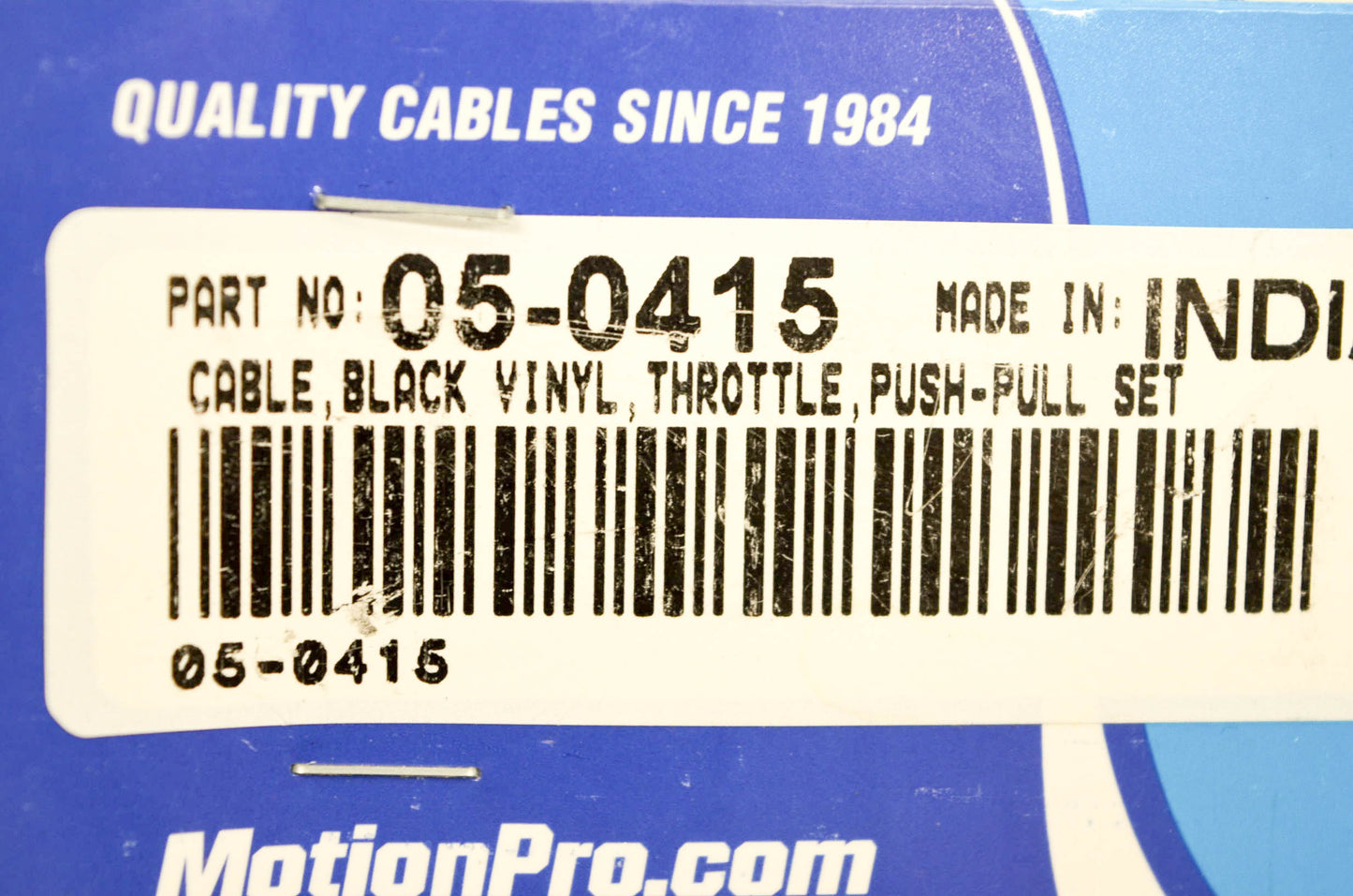 Motion Pro 05-0415, 70-5415 Throttle Cable NOS