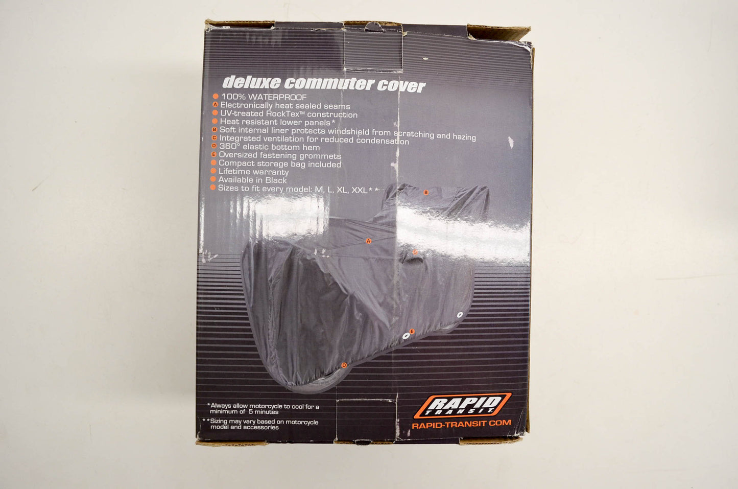 Rapid Transit RTC110-004 Deluxe Commuter Cover NOS
