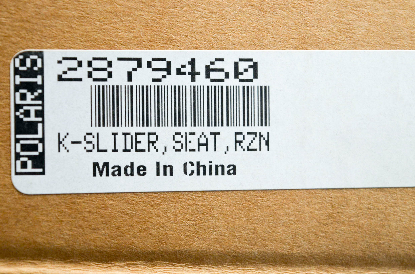New OEM Polaris 2879460 K Slider Seat RZN NOS