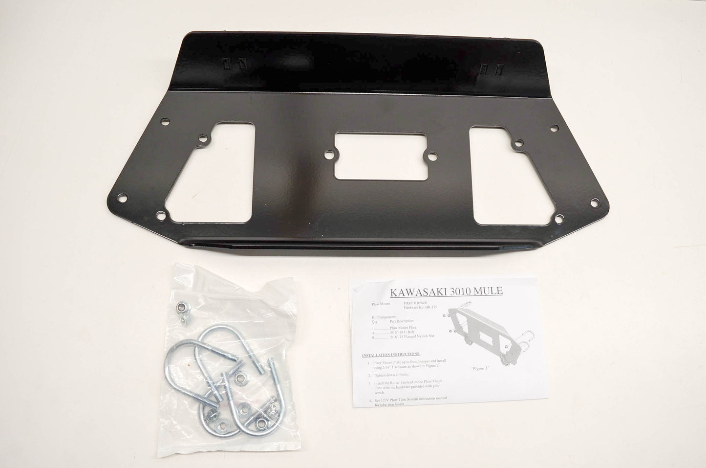 KFI 105400, 10-5400 Kawasaki Mule 3000 Series UTV Plow Mount Kit NOS