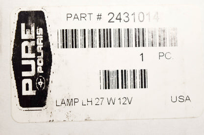 New OEM Polaris 2431014 Headlight Lamp Lefthand 27w 12v NOS