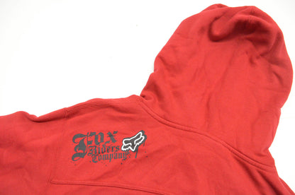 Fox 45523-003-003 Drake Hoodie Red Small NOS