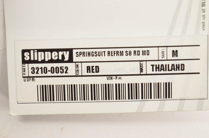 Slippery 3210-0052 Red Medium Reform Springsuit NOS
