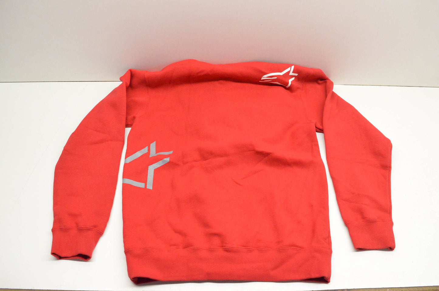Alpinestars 420095 Red Small Zip Up Hoodie NOS